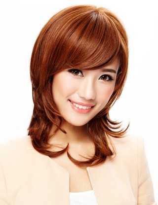 Wigs2you 全假髮 高溫絲梨花頭假髮 女士時尚仿真髮套 中長款卷髮整頂假髮W-1012